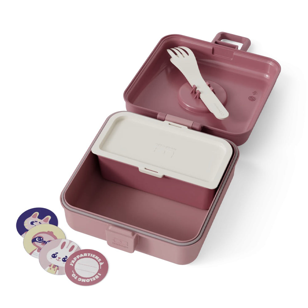 Monbento Mb Sandwich Lunch Box Snacky - Pink Blush V398-MO-81010029