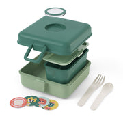 Monbento Mb Sandwich Lunch Box Snacky - Green Forest V398-MO-81010065