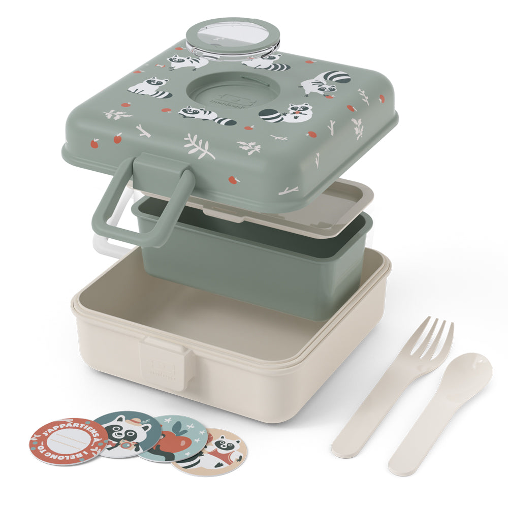 Monbento Mb Sandwich Lunch Box Snacky - Raccoon V398-MO-81014073