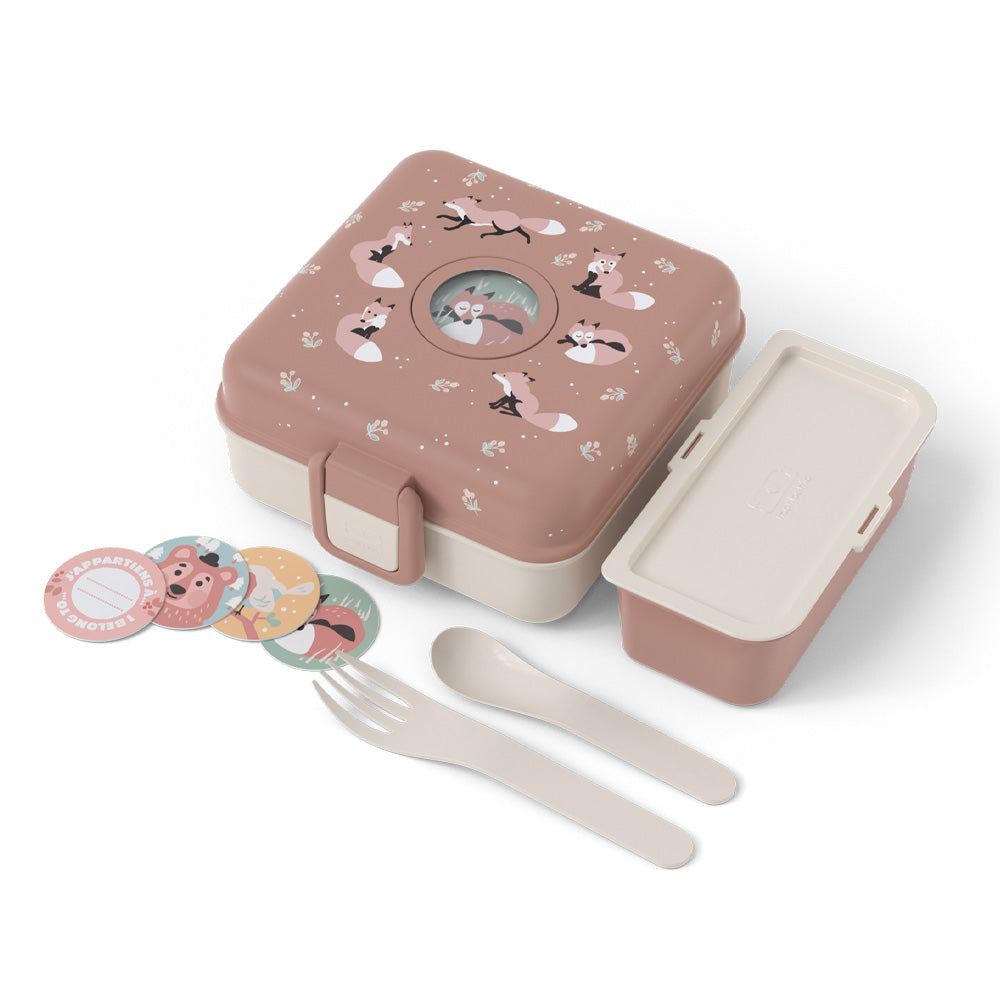 Monbento Mb Sandwich Lunch Box Snacky - Fox V398-MO-81014081