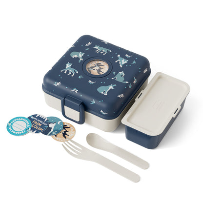 Monbento Mb Sandwich Lunch Box Snacky - Wolf V398-MO-81014125