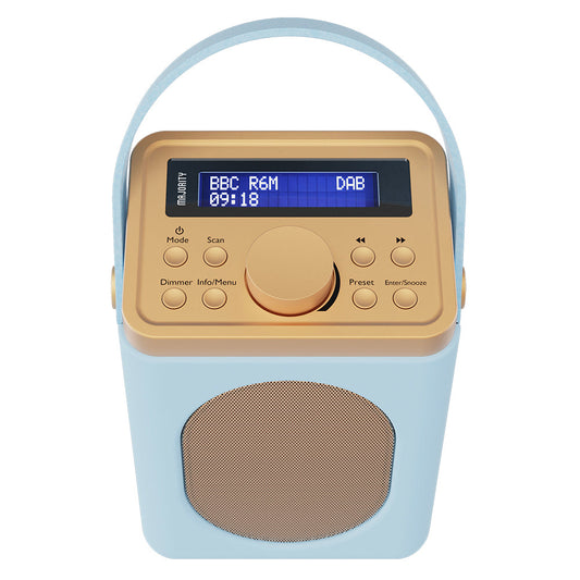 Majority Little Shelford Bluetooth & DAB Radio with Bluetooth-Duck Egg V398-MY-1000002721