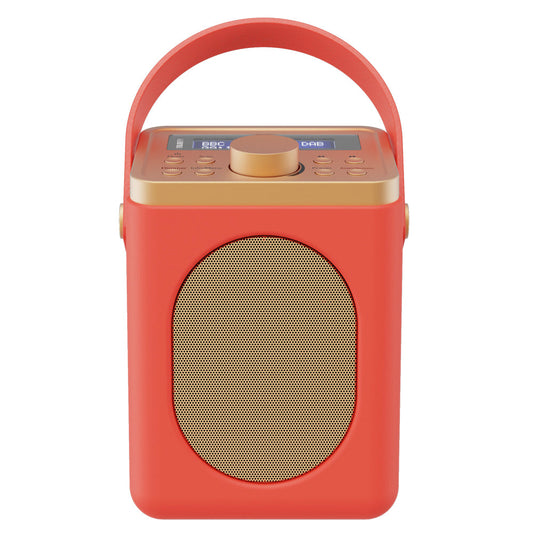 Majority Little Shelford Bluetooth & DAB Radio with Bluetooth-Red V398-MY-1000002724