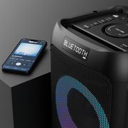 Majority P300 - Party Speaker 300W Bluetooth Karaoke-DJ-Party-PA System - Black V398-MY-1000002884