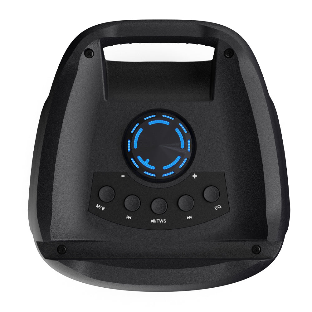 Majority PS100 - Party Speaker 40w Bluetooth Karaoke-DJ-Party-PA System - Black V398-MY-1000002979