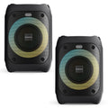 Majority PS100 - Bundled Party Speaker 40w Bluetooth Karaoke-DJ-Party-PA System - Black V398-MY-1000002979-2P