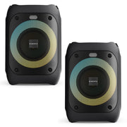 Majority PS100 - Bundled Party Speaker 40w Bluetooth Karaoke-DJ-Party-PA System - Black V398-MY-1000002979-2P