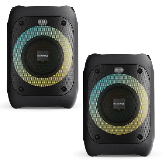 Majority PS100 - Bundled Party Speaker 40w Bluetooth Karaoke-DJ-Party-PA System - Black V398-MY-1000002979-2P