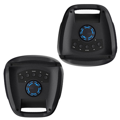Majority PS100 - Bundled Party Speaker 40w Bluetooth Karaoke-DJ-Party-PA System - Black V398-MY-1000002979-2P