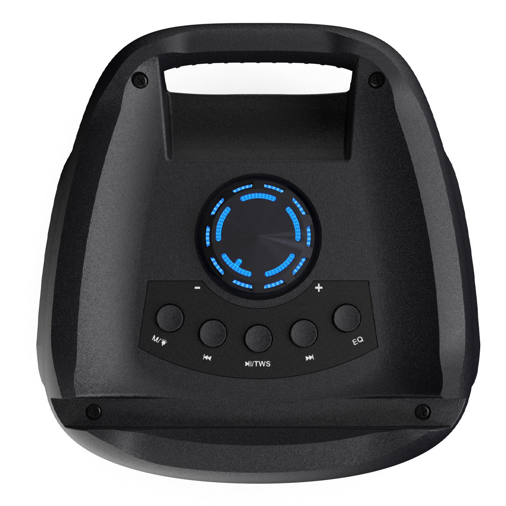 Majority PS200 - Party Speaker 100w Bluetooth Karaoke-DJ-Party-PA System - Black V398-MY-1000002980