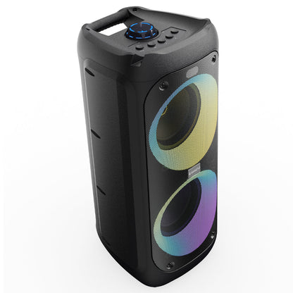 Majority PS200 - Party Speaker 100w Bluetooth Karaoke-DJ-Party-PA System - Black V398-MY-1000002980
