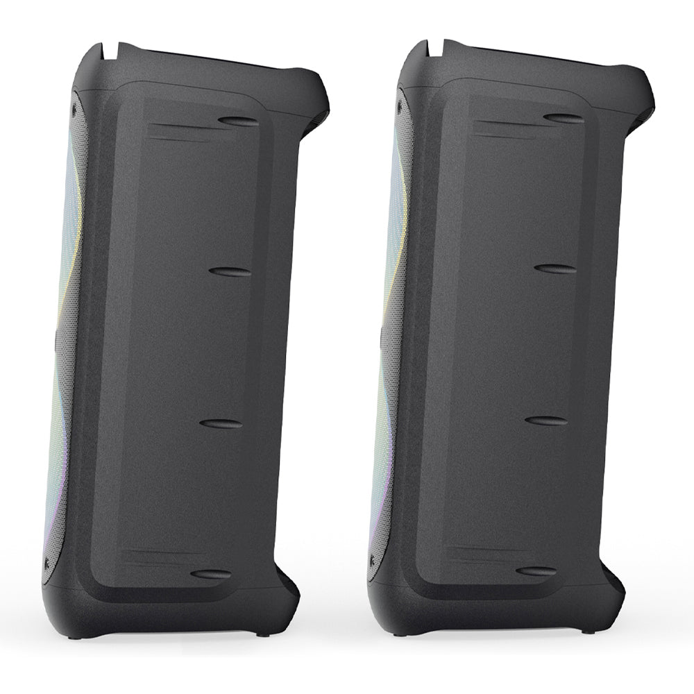 Majority PS200 -Bundled Party Speaker 100w Bluetooth Karaoke-DJ-Party-PA System - Black V398-MY-1000002980-2P