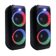 Majority PS200 -Bundled Party Speaker 100w Bluetooth Karaoke-DJ-Party-PA System - Black V398-MY-1000002980-2P