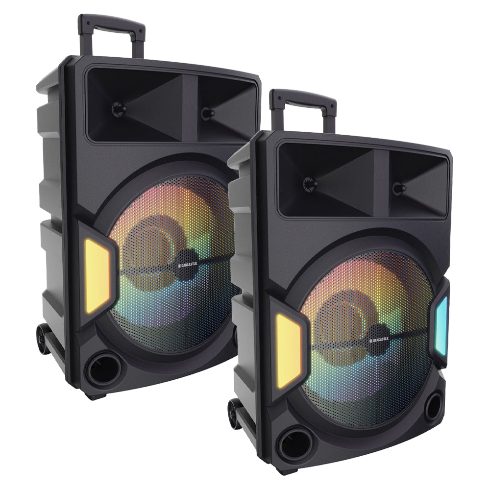 Majority PS500 - Bundled PA System 150w Bluetooth Karaoke-DJ-Party-PA System - Black V398-MY-1000002981-2P