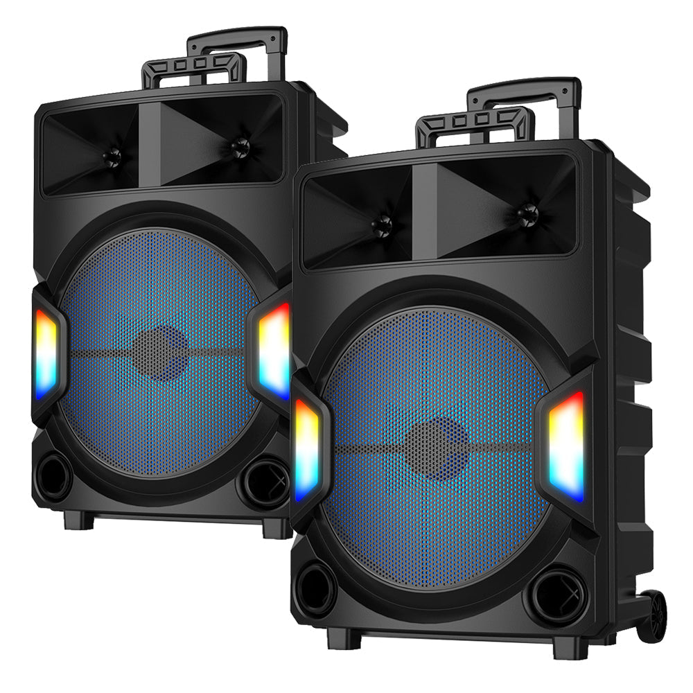 Majority PS500 - Bundled PA System 150w Bluetooth Karaoke-DJ-Party-PA System - Black V398-MY-1000002981-2P