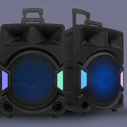 Majority PS500 - Bundled PA System 150w Bluetooth Karaoke-DJ-Party-PA System - Black V398-MY-1000002981-2P