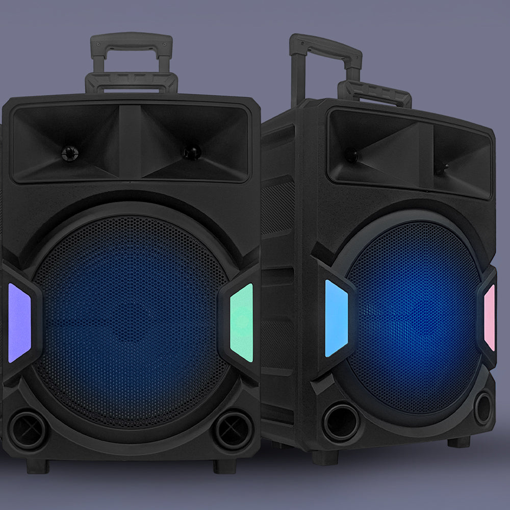 Majority PS500 - Bundled PA System 150w Bluetooth Karaoke-DJ-Party-PA System - Black V398-MY-1000002981-2P
