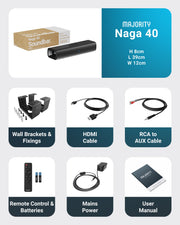 Majority Naga 40 Soundbar V398-MY-1000003027