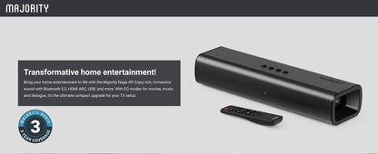 Majority Naga 40 Soundbar V398-MY-1000003027