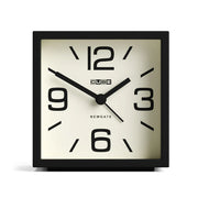 Newgate Cube Mantel Clock-Black V398-NG-ALMCUB252K