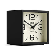 Newgate Cube Mantel Clock-Black V398-NG-ALMCUB252K