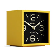 Newgate Cube Mantel Clock-Citrus Yellow V398-NG-ALMCUB358CY