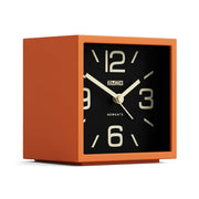 Newgate Cube Mantel Clock-Pumpkin Orange V398-NG-ALMCUB358PO