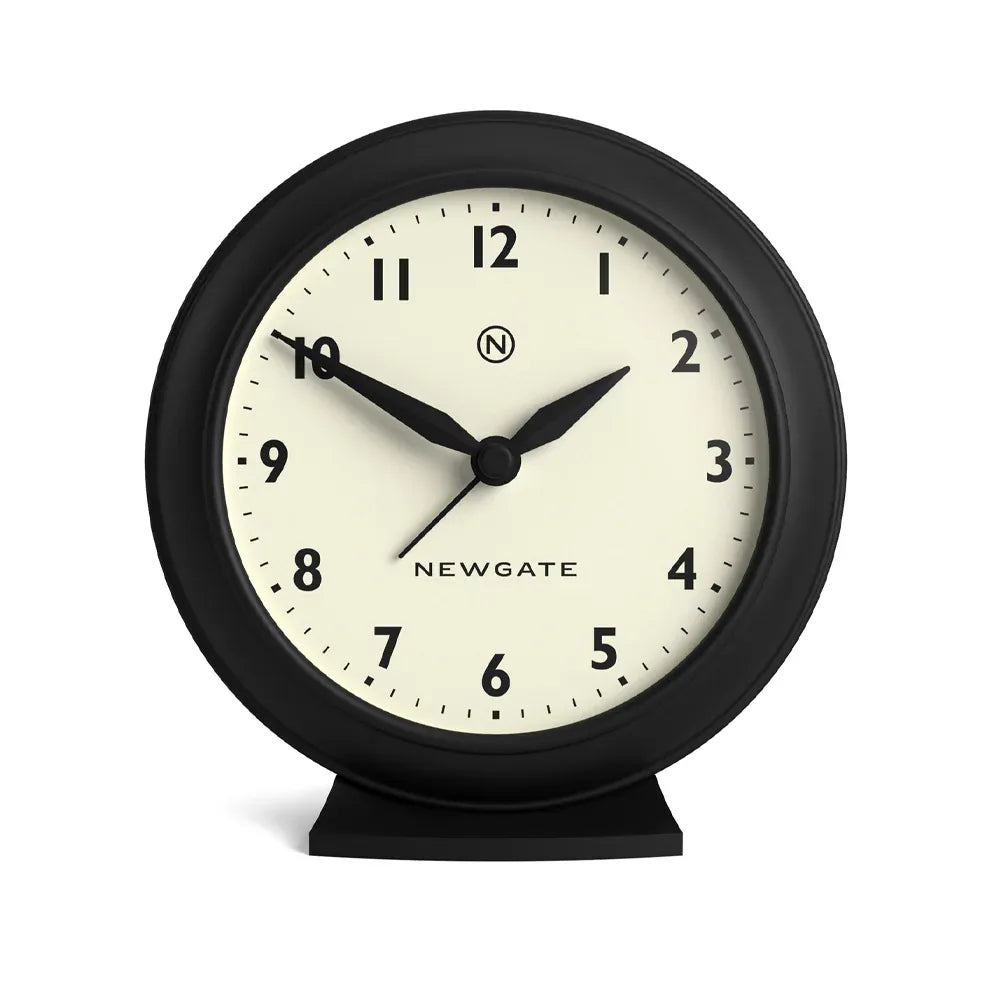 Newgate Pacific Mantel Clock-Black V398-NG-ALMPAC13K