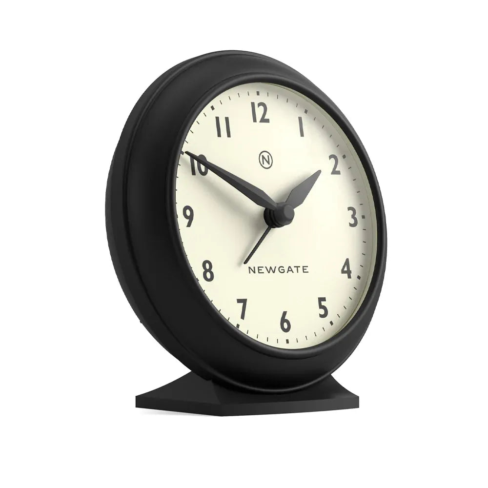 Newgate Pacific Mantel Clock-Black V398-NG-ALMPAC13K
