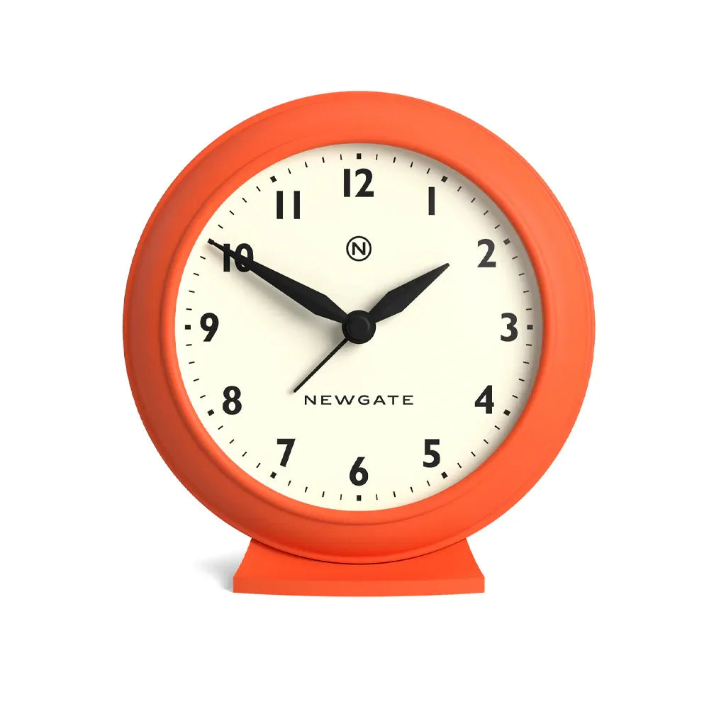 Newgate Pacific Mantel Clock-Pumpkin Orange V398-NG-ALMPAC13PO