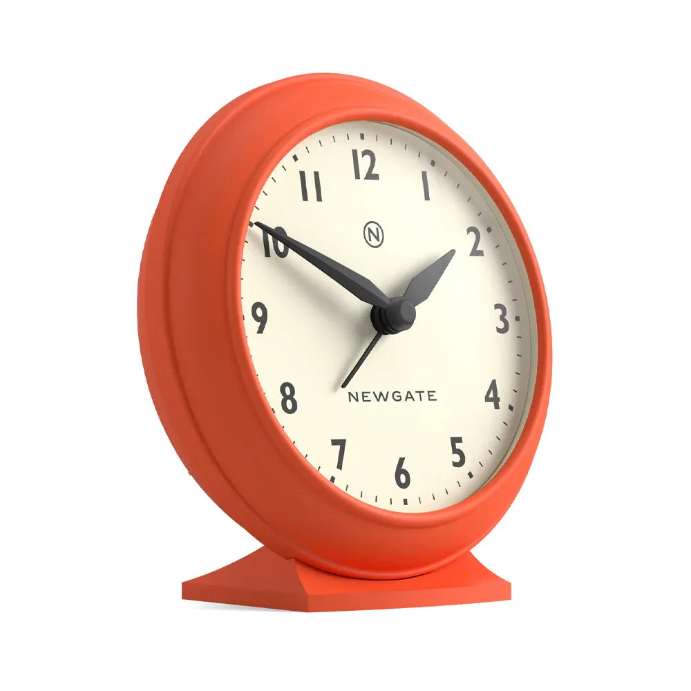 Newgate Pacific Mantel Clock-Pumpkin Orange V398-NG-ALMPAC13PO