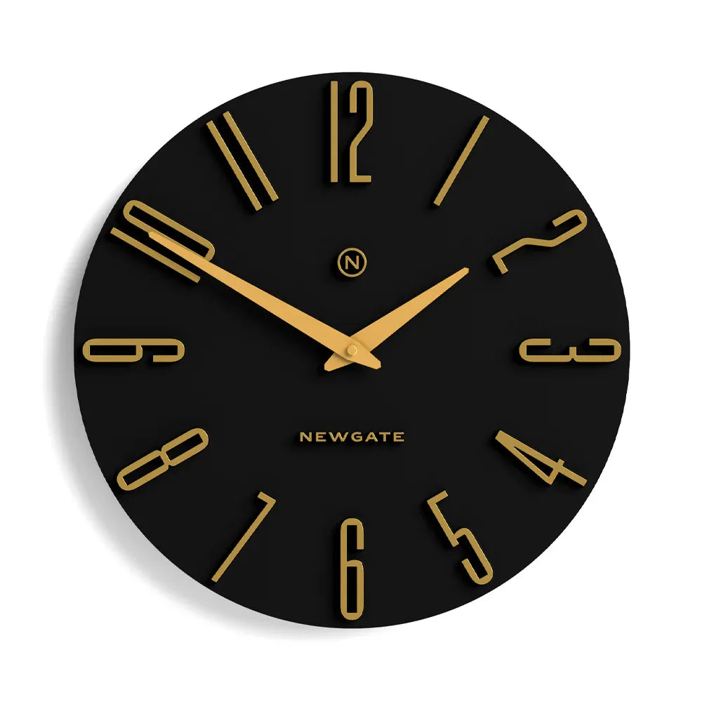 Newgate Empire State Wall Clock-Black V398-NG-EMPIRE-K