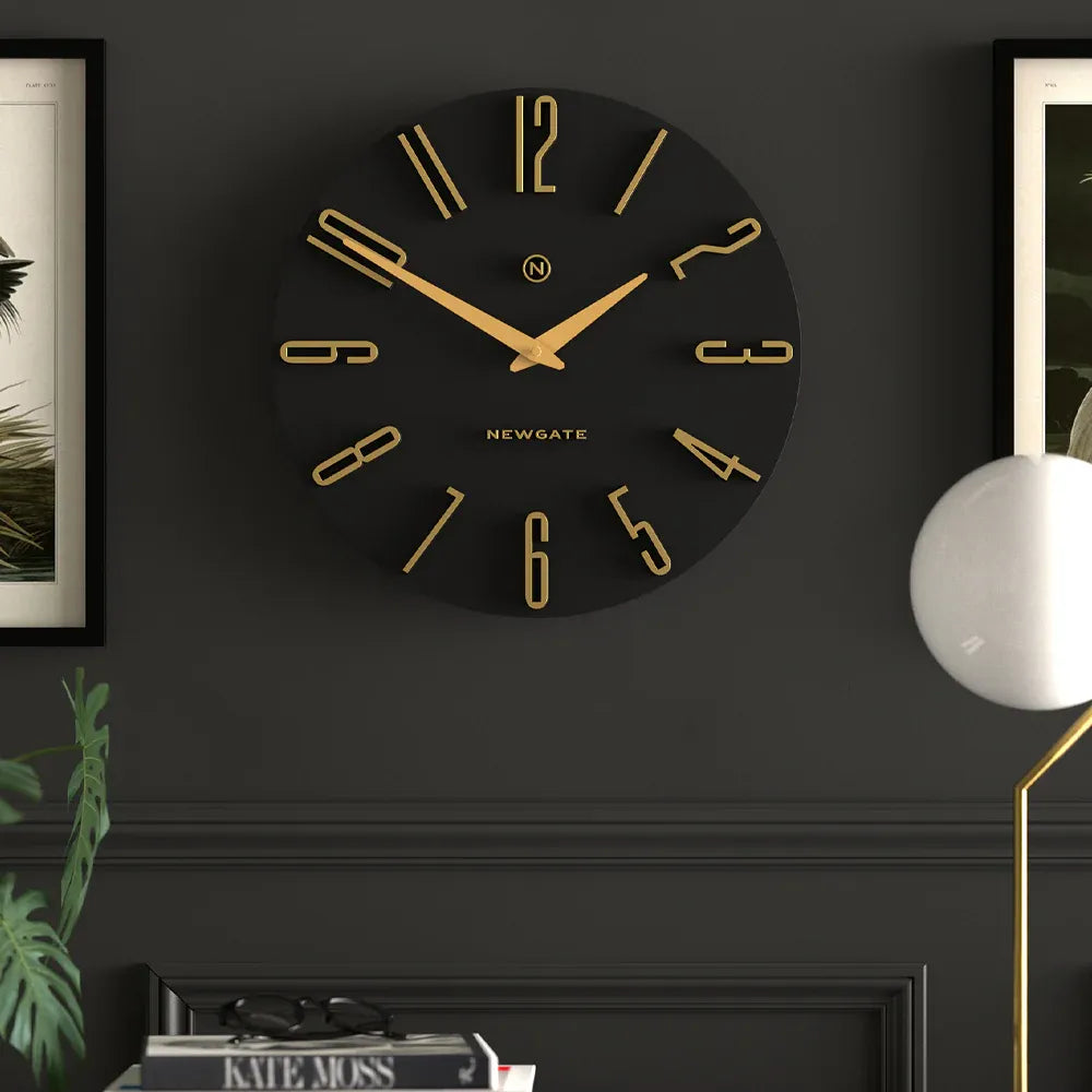 Newgate Empire State Wall Clock-Black V398-NG-EMPIRE-K