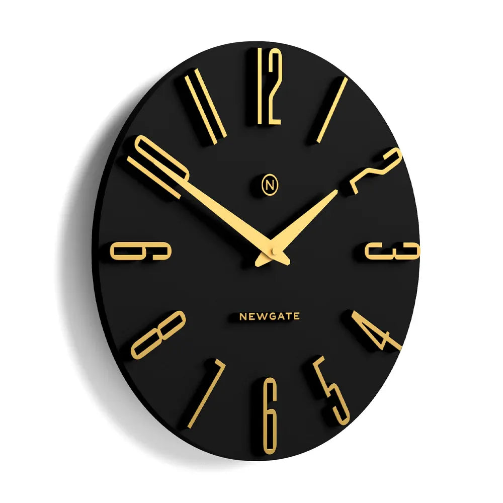 Newgate Empire State Wall Clock-Black V398-NG-EMPIRE-K