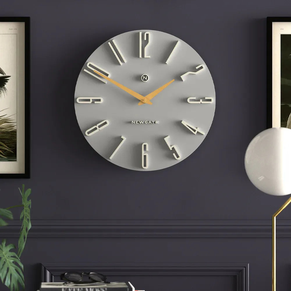Newgate Empire State Wall Clock-Grey V398-NG-EMPIRE-OGY