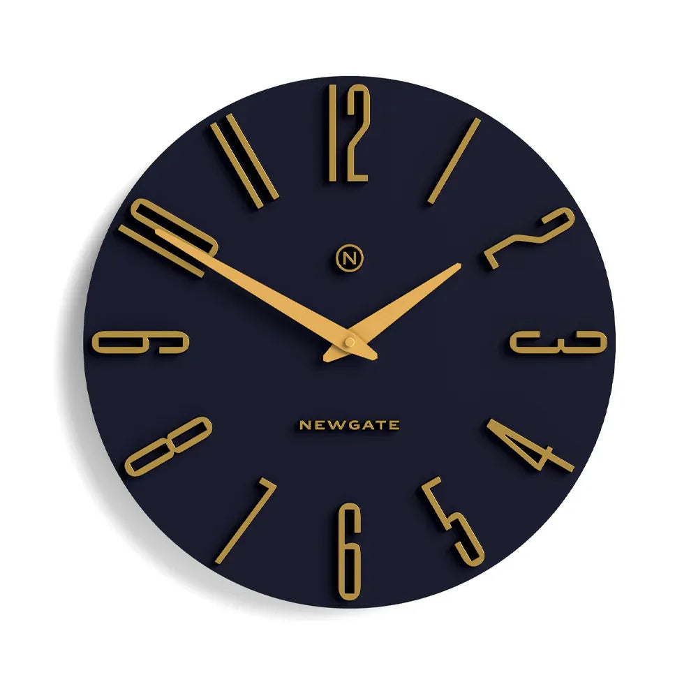 Newgate Empire State Wall Clock-Petrol Blue V398-NG-EMPIRE-PEBL