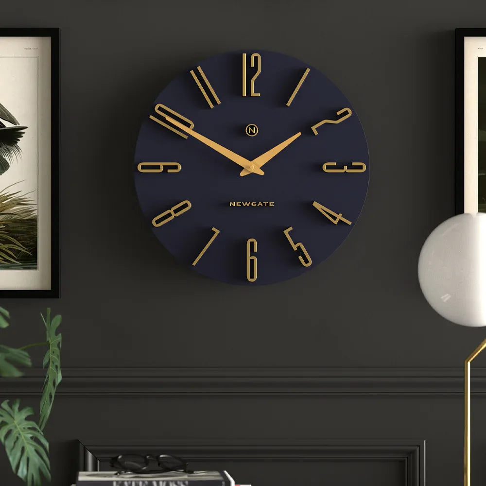 Newgate Empire State Wall Clock-Petrol Blue V398-NG-EMPIRE-PEBL