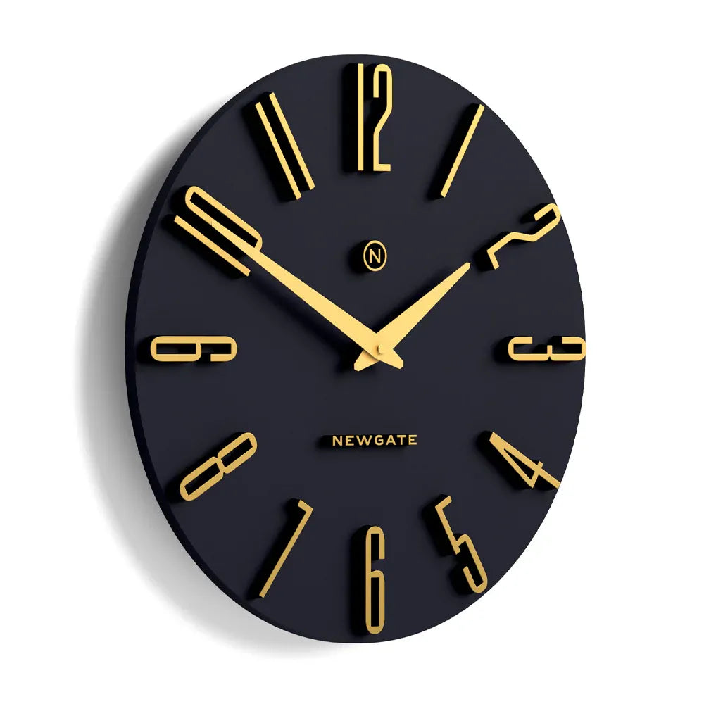 Newgate Empire State Wall Clock-Petrol Blue V398-NG-EMPIRE-PEBL