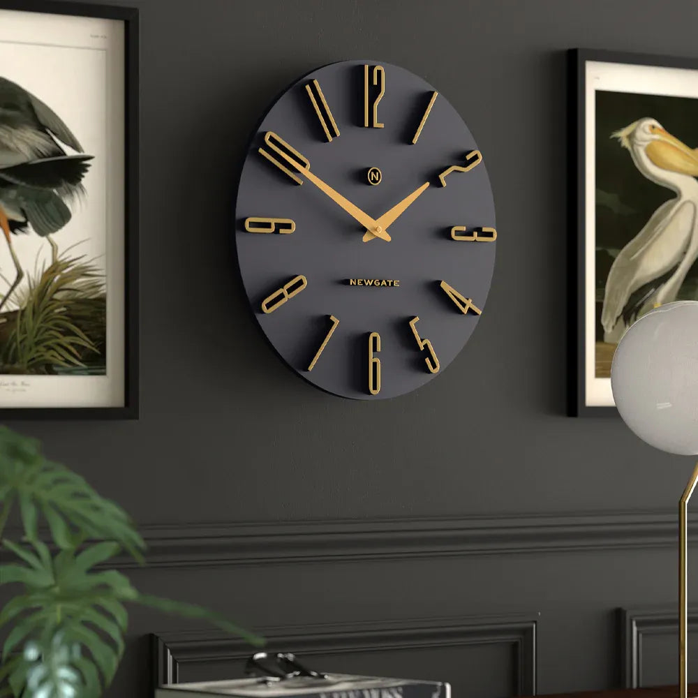 Newgate Empire State Wall Clock-Petrol Blue V398-NG-EMPIRE-PEBL