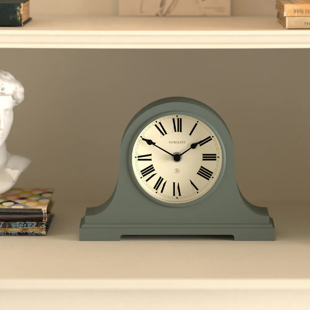 Newgate Broadway Mantel Clock-Asparagus Green V398-NG-MANBWAY321ASG