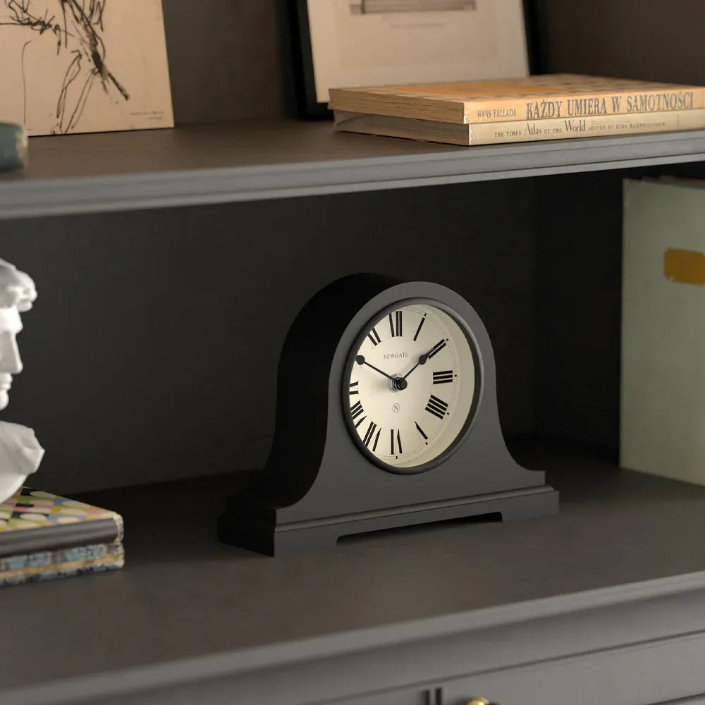 Newgate Broadway Mantel Clock-Black V398-NG-MANBWAY321K