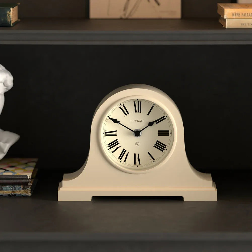 Newgate Broadway Mantel Clock-Vanilla Cream V398-NG-MANBWAY321VC