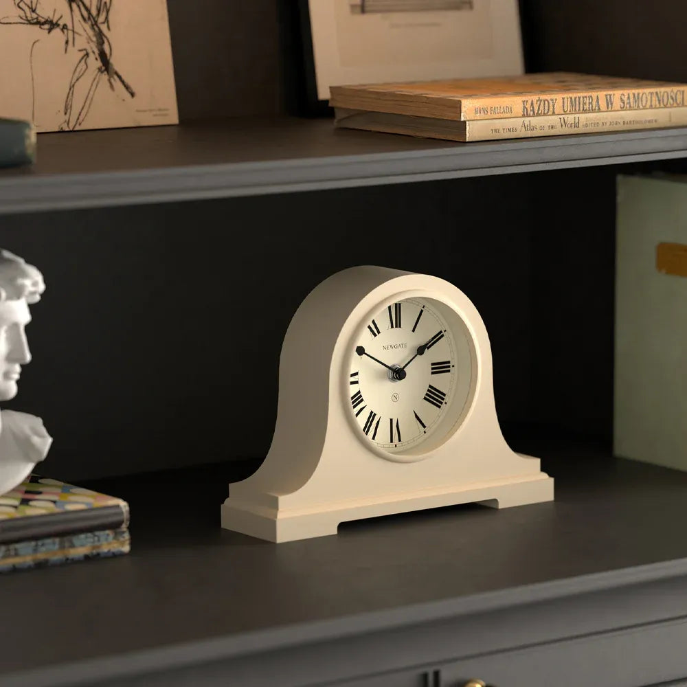 Newgate Broadway Mantel Clock-Vanilla Cream V398-NG-MANBWAY321VC