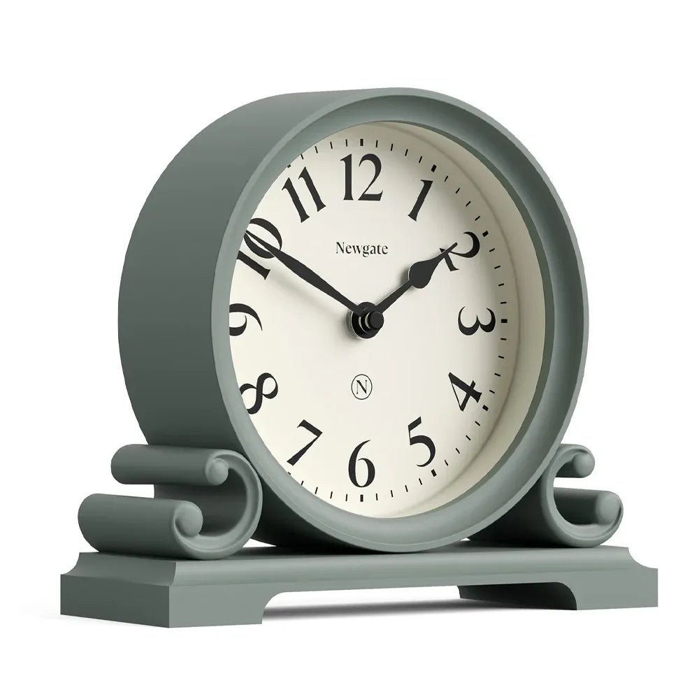 Newgate Divisadero Mantel Clock-Asparagus Green V398-NG-MANDIV183ASG
