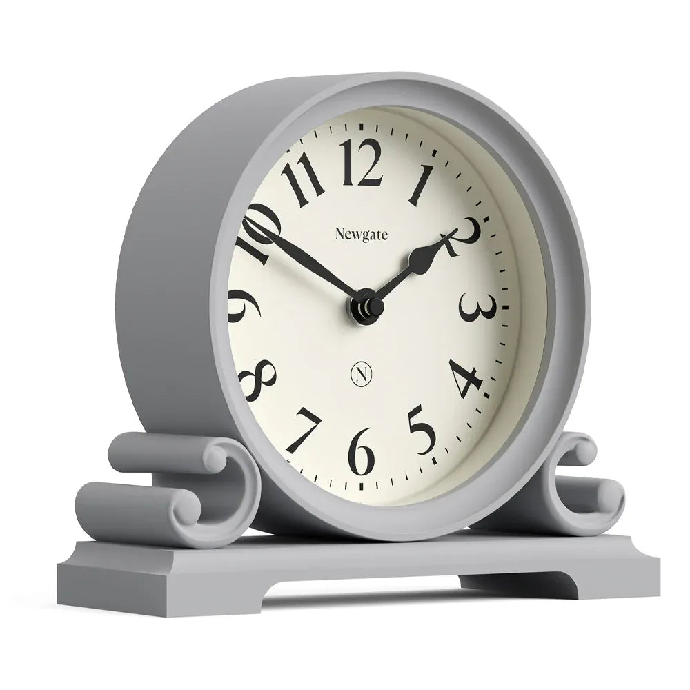 Newgate Divisadero Mantel Clock-Clock Grey V398-NG-MANDIV183CGY