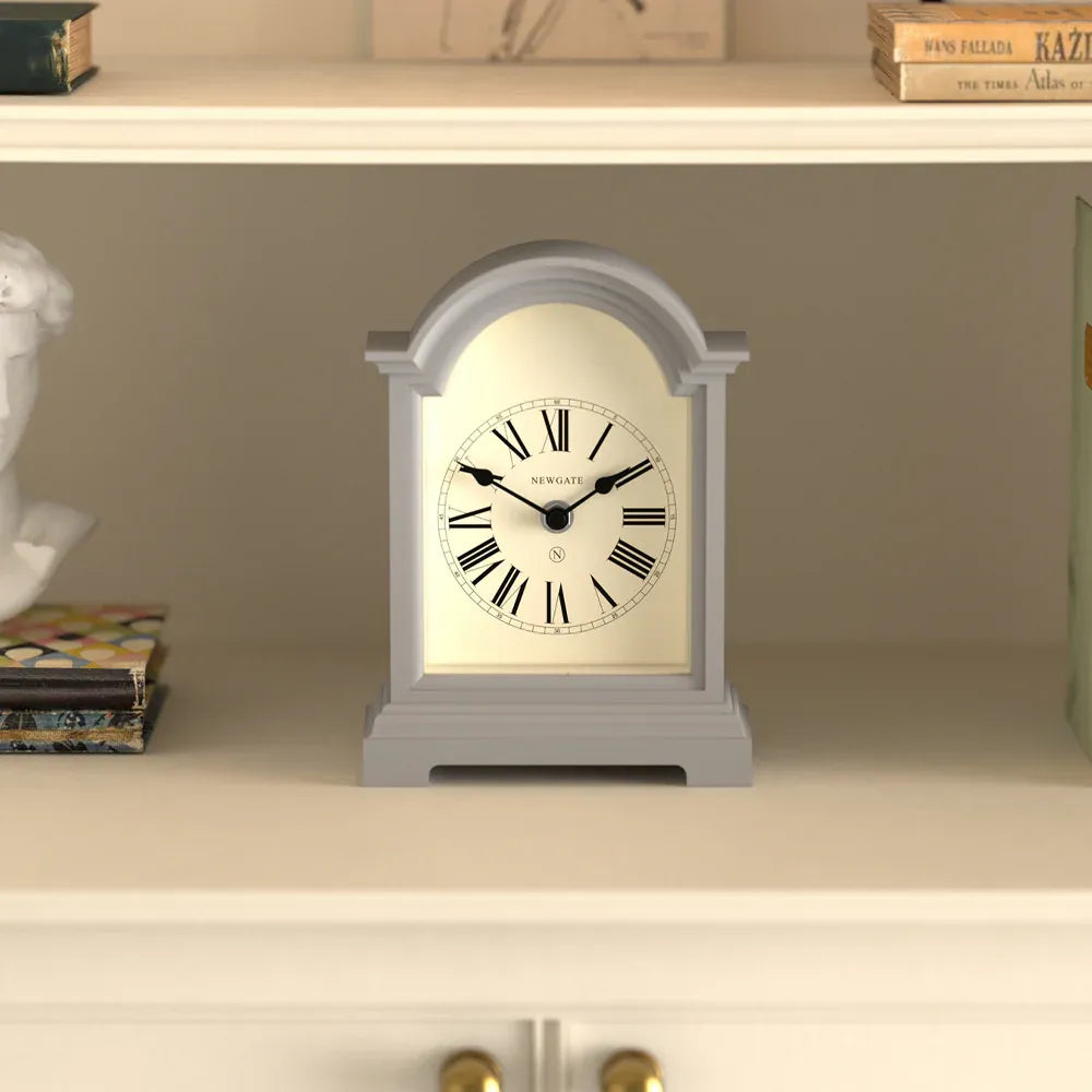 Newgate Fillmore Mantel Clock-Clockwork Grey V398-NG-MANFILL338CGY