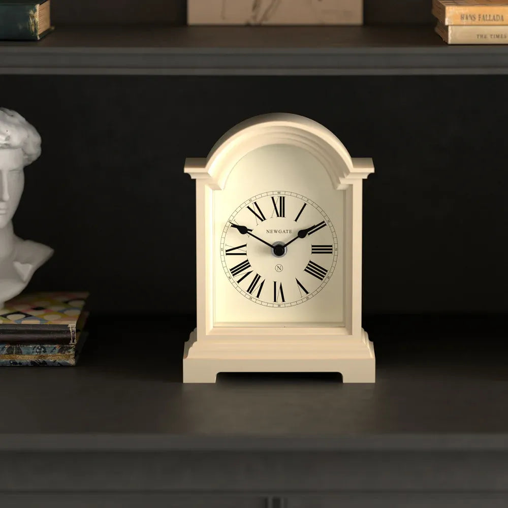 Newgate Fillmore Mantel Clock-Vanilla Cream V398-NG-MANFILL338VC