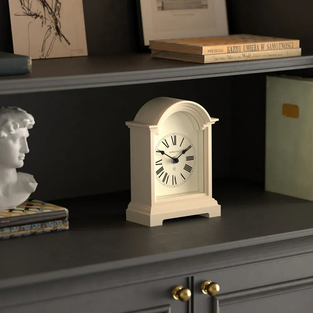 Newgate Fillmore Mantel Clock-Vanilla Cream V398-NG-MANFILL338VC