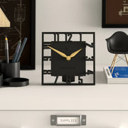 Newgate Highline Mantel Clock-Black V398-NG-MANHIGHL-K