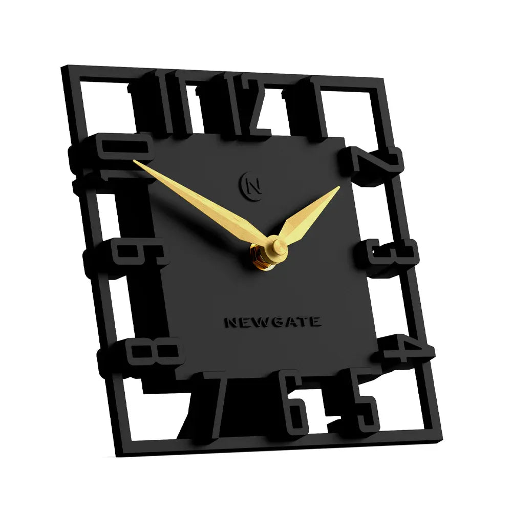 Newgate Highline Mantel Clock-Black V398-NG-MANHIGHL-K
